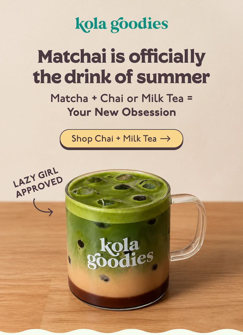 Matchai is officially the drink of summer... Matcha + Chai or Milk Tea = Your New Obsession