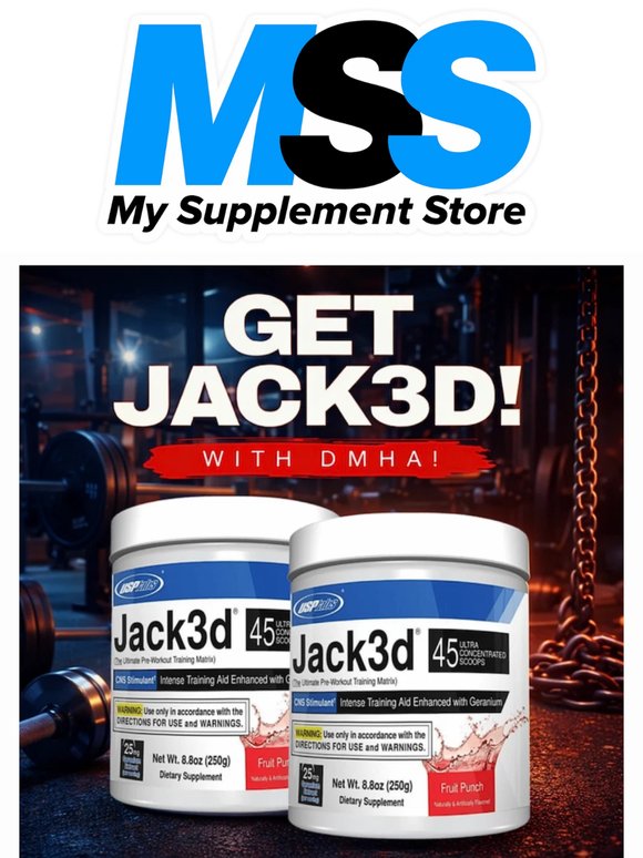 Shop Jack3d Plus Our Most Popular DMHA Pre-Workouts