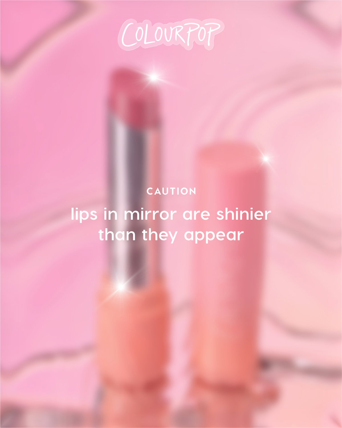 ColourPop | CAUTION: lips in mirror are shinier than they appear