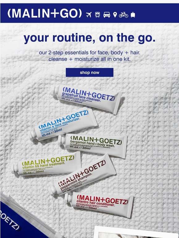 travel with all you need, in one kit.