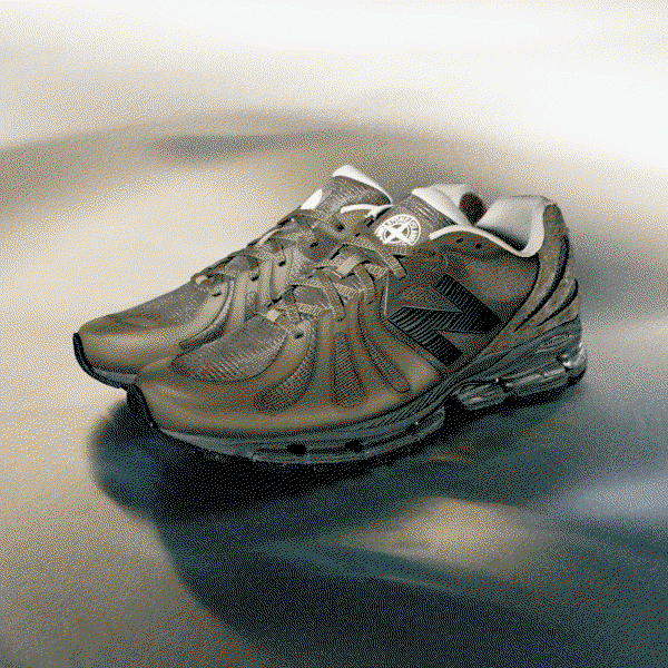 GIF creative of Stone Island x New Balance 1890 and Tekela Elite