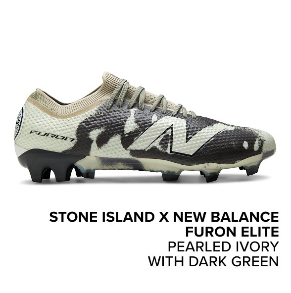 Stone Island X New Balance Furon Elite PEARLED IVORY WITH DARK GREEN