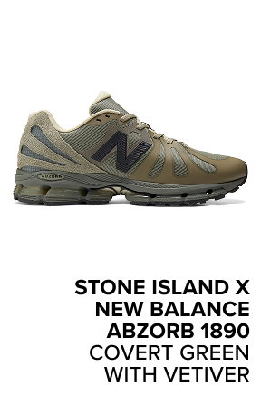Stone Island X New Balance ABZORB 1890 COVERT GREEN WITH VETIVER
