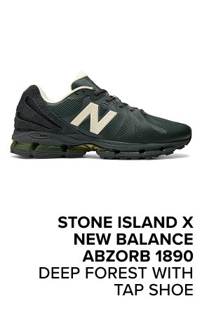 Stone Island X New Balance ABZORB 1890 DEEP FOREST WITH TAP SHOE