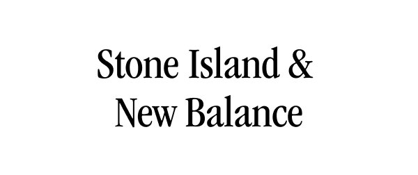 Stone Island & New Balance