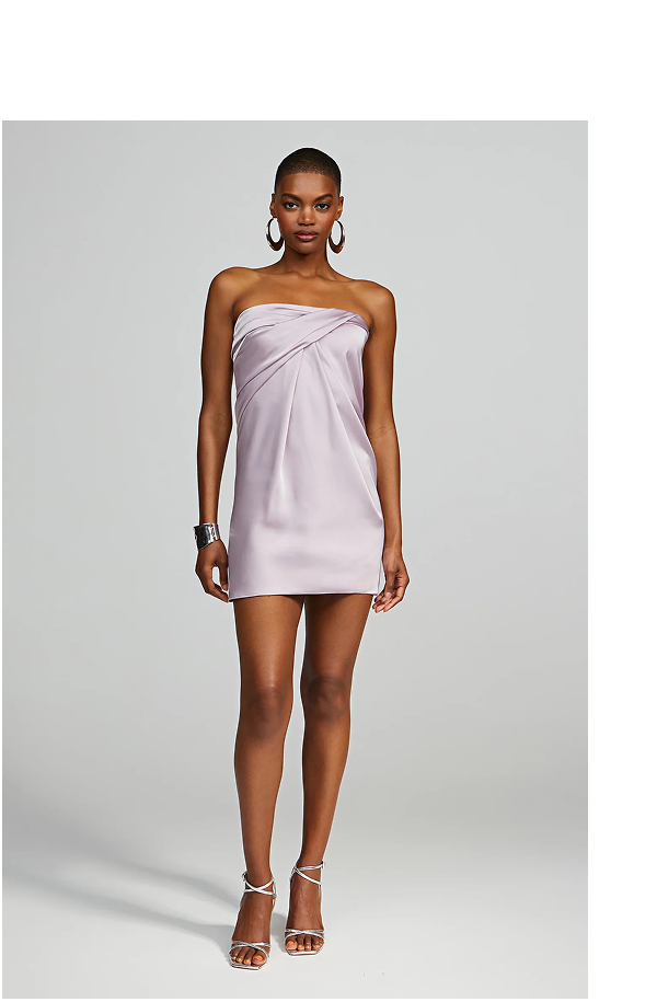 Karen Dress In Charmeuse