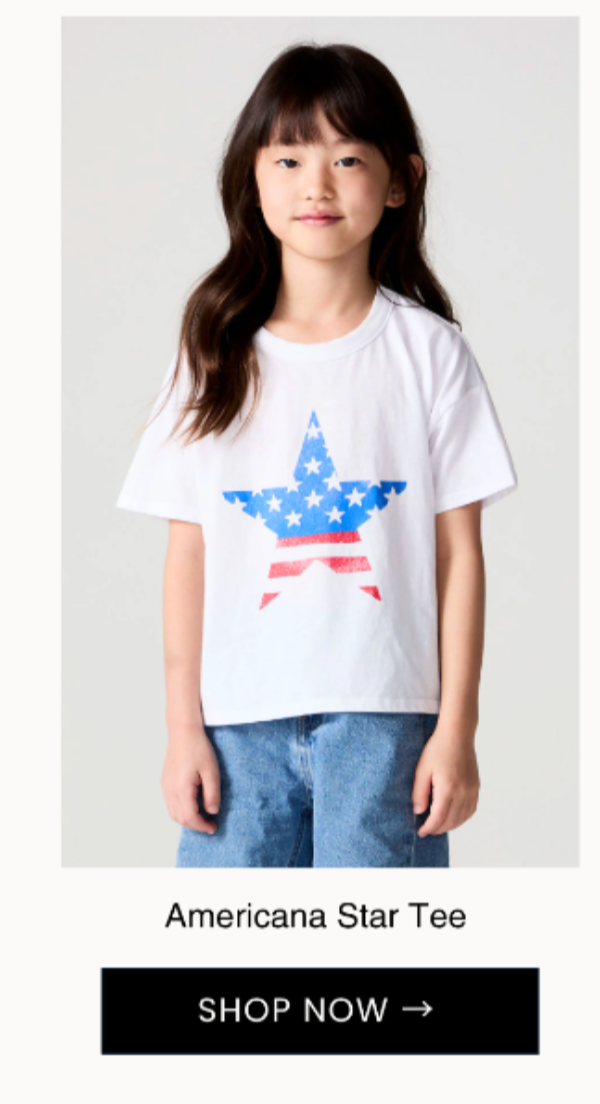 Americana Star Tee