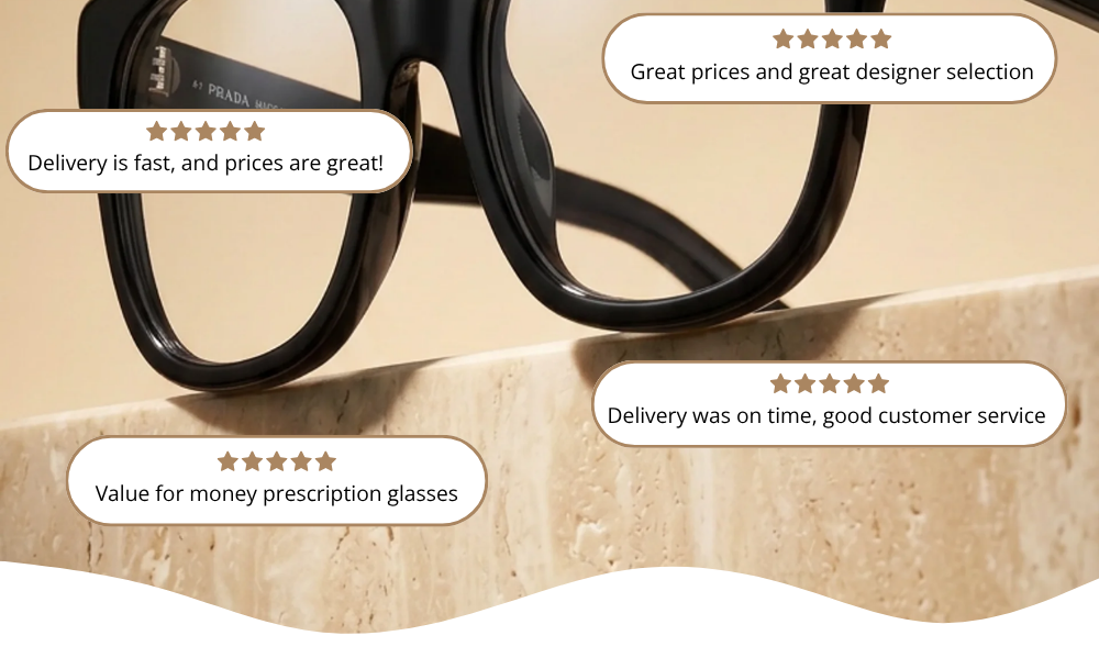 reviews and imagery of Prada Glasses