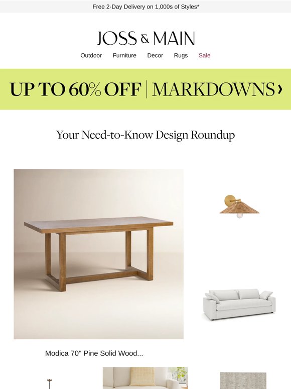 Modica Dining Table: See it, love it, get it