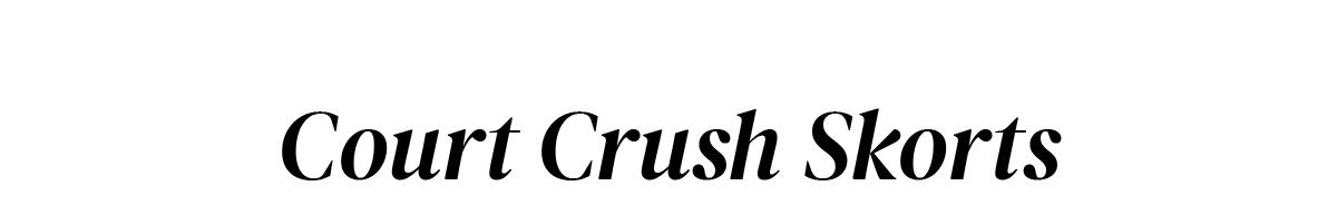 Court Crush Skorts
