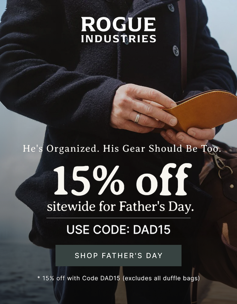 Use Code DAD15 | Shop Father's Day