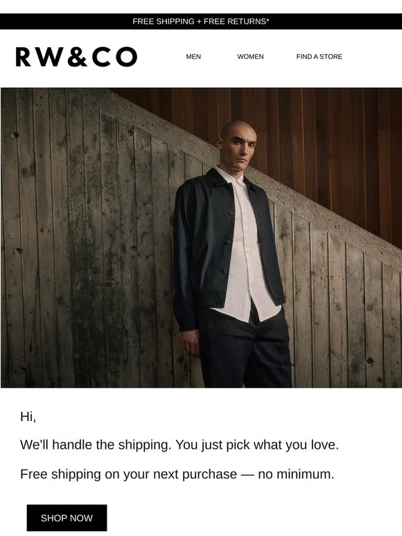 Shipping's on us 🚚