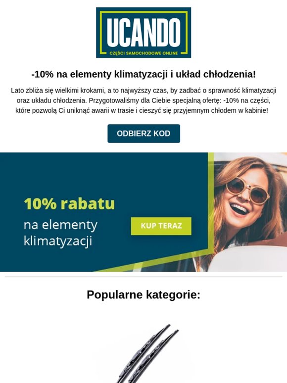 🚗 Odbierz -10% na klimatyzację i układ chłodzenia! ☀️