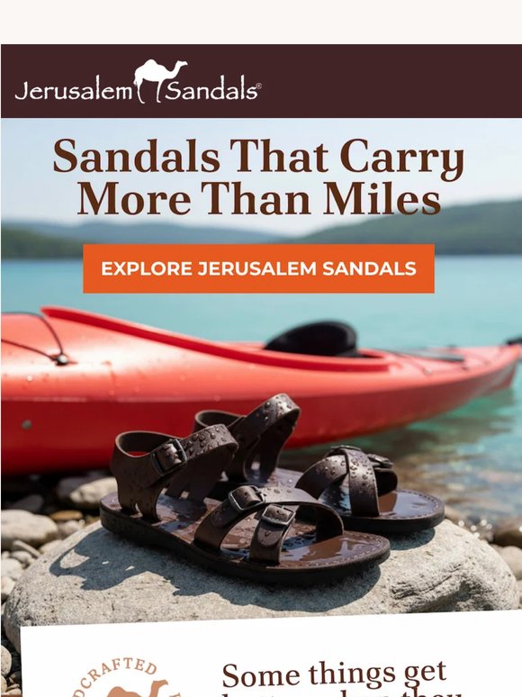 Your sandals tell a story no one else can wear
