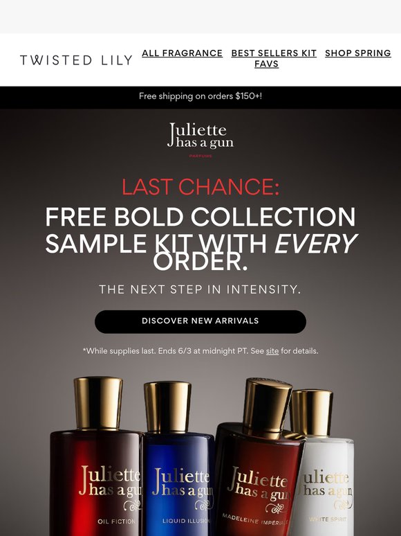Last Chance For Free Samples!