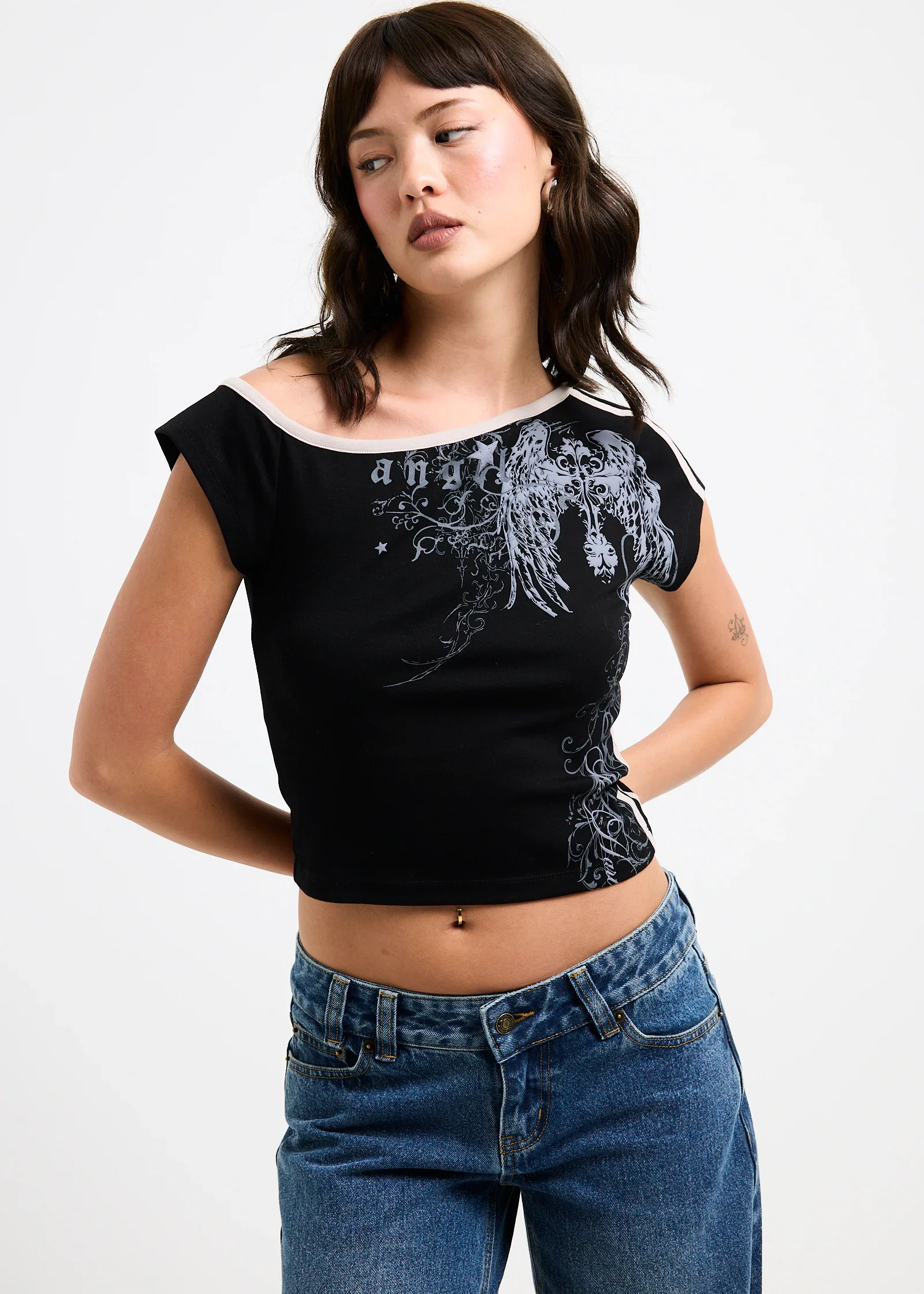 Image of Zine Off Shoulder Top