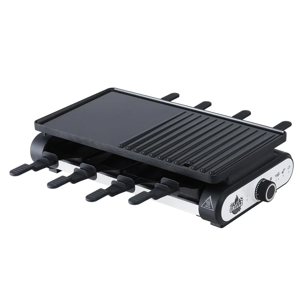 1400W Electric BBQ Grill with 7 Cooking Pans