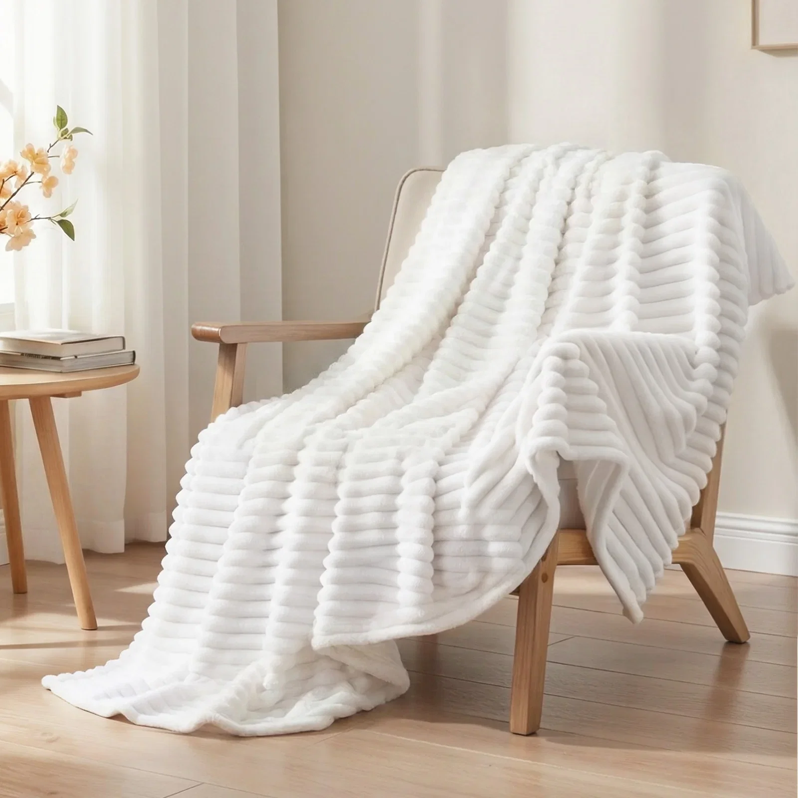 127x152cm Throw Blanket Fleece Soft Lightweight Cozy Sofa Couch Bed Throw