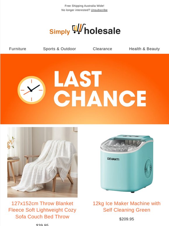 Time to Save on New Clearance Items!