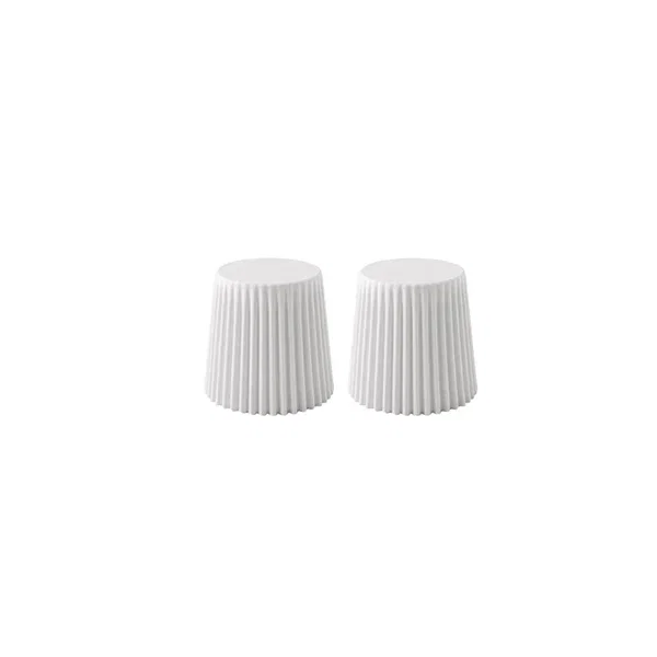 2 Cupcake Stool Plastic Stacking Stools Chair Outdoor Indoor
