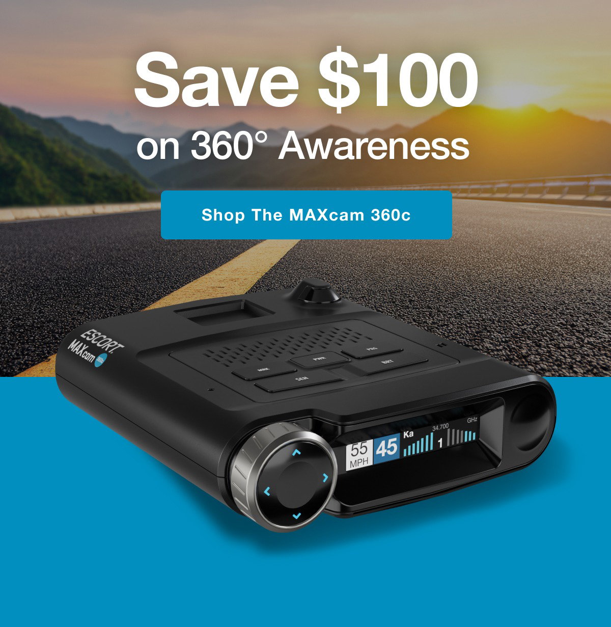 Save $100 On 360° Awareness  [Shop the MAXcam 360c]
