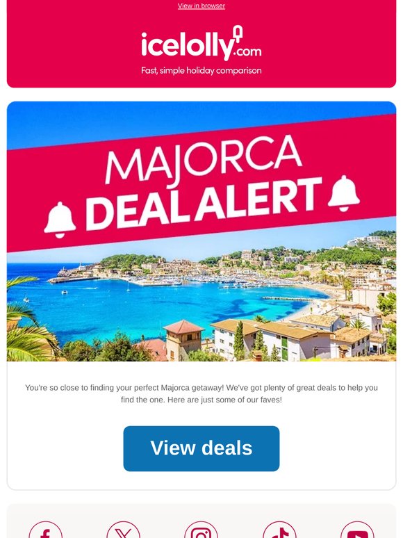 🔔 Majorca deal alert | Get the latest prices inside 🇪🇸