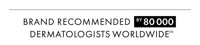 brand recommended by 80.000 dermatologists