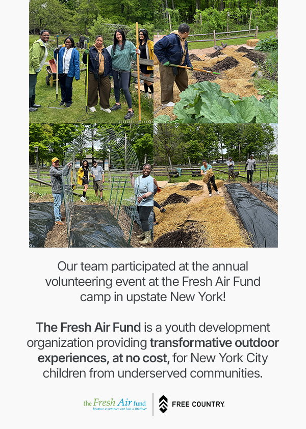 volunteering at The Fresh Air Fund