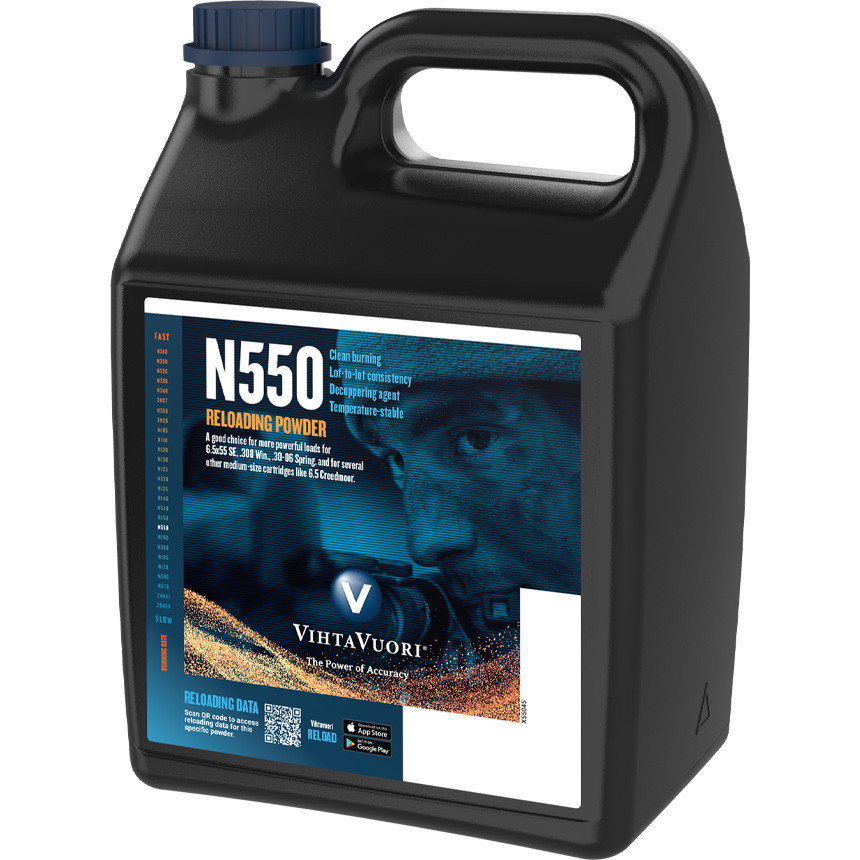 Image of Vihtavuori N550 Powder 8 lb Canister