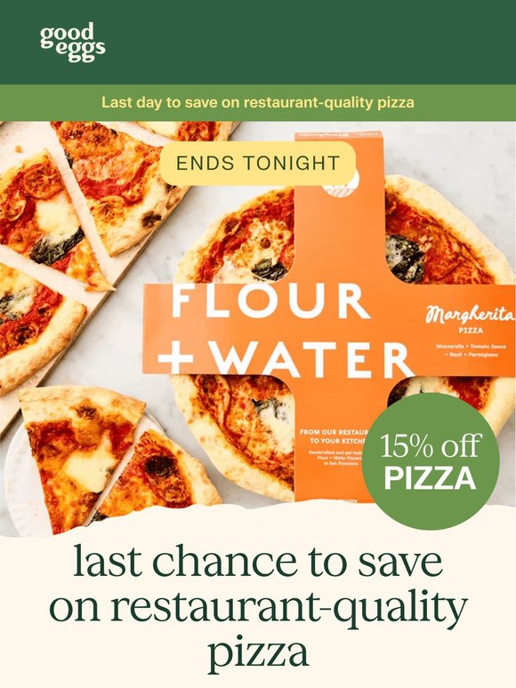 Last Chance: Restaurant-Quality Pizza on Sale