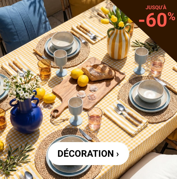 DÉCO JUSQU'À -60%