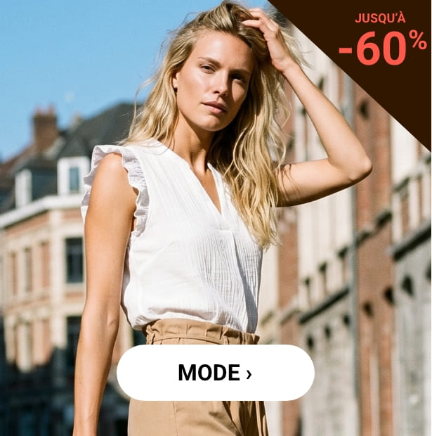 MODE JUSQU'À -60%