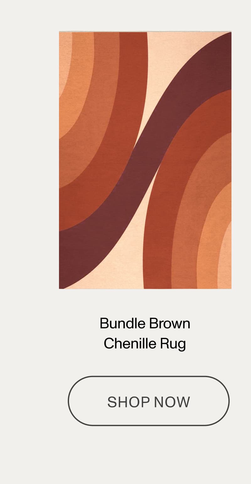 Bundle Brown Chenille Rug