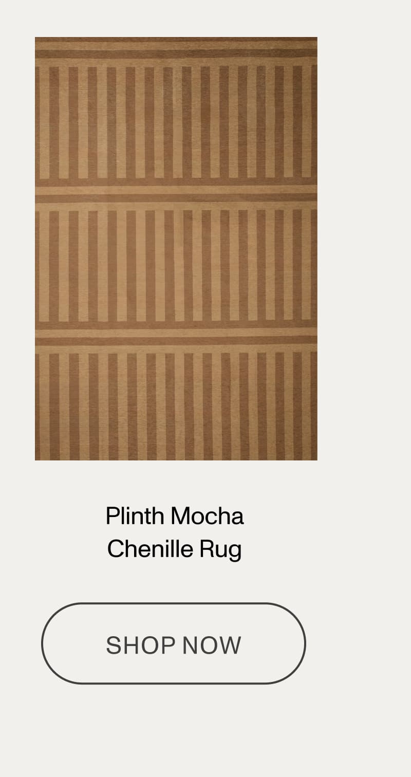 Plinth Mocha Chenille Rug
