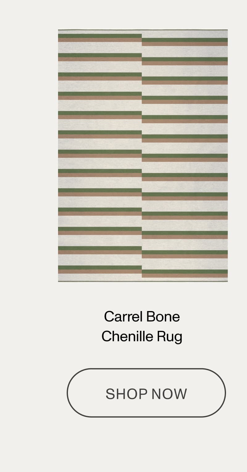 Carrel Bone Chenille Rug