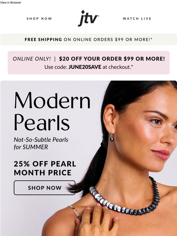 Modern pearls, made for everyone.