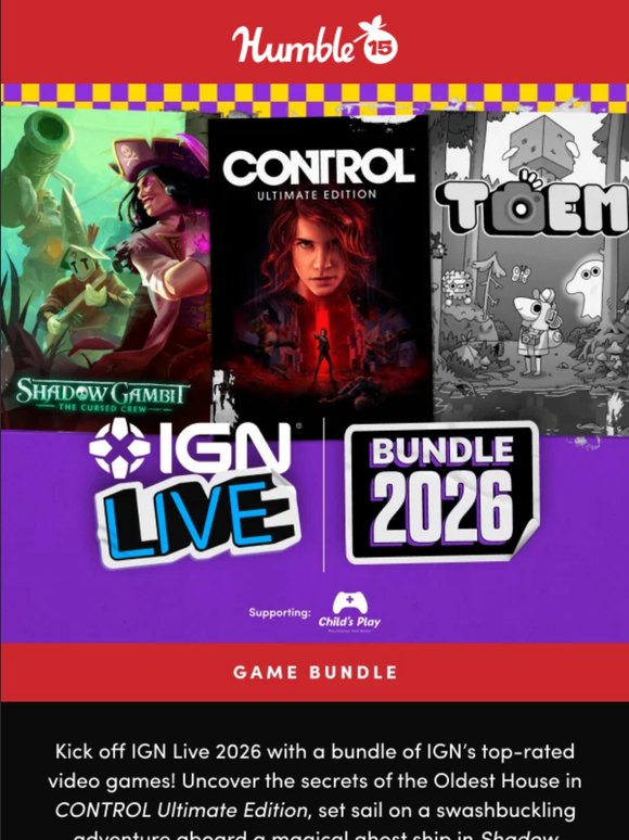 Kick off IGN Live 2026 with this bundle of IGN editors’ favorites!