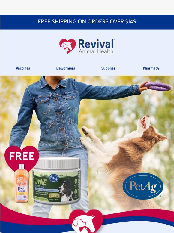 Wellness Support Dogs Love + Free Shampoo