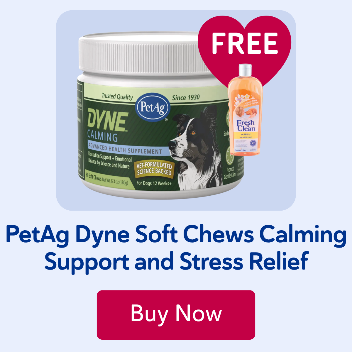 PetAg Dyne Soft Chews Calming Support and Stress Relief