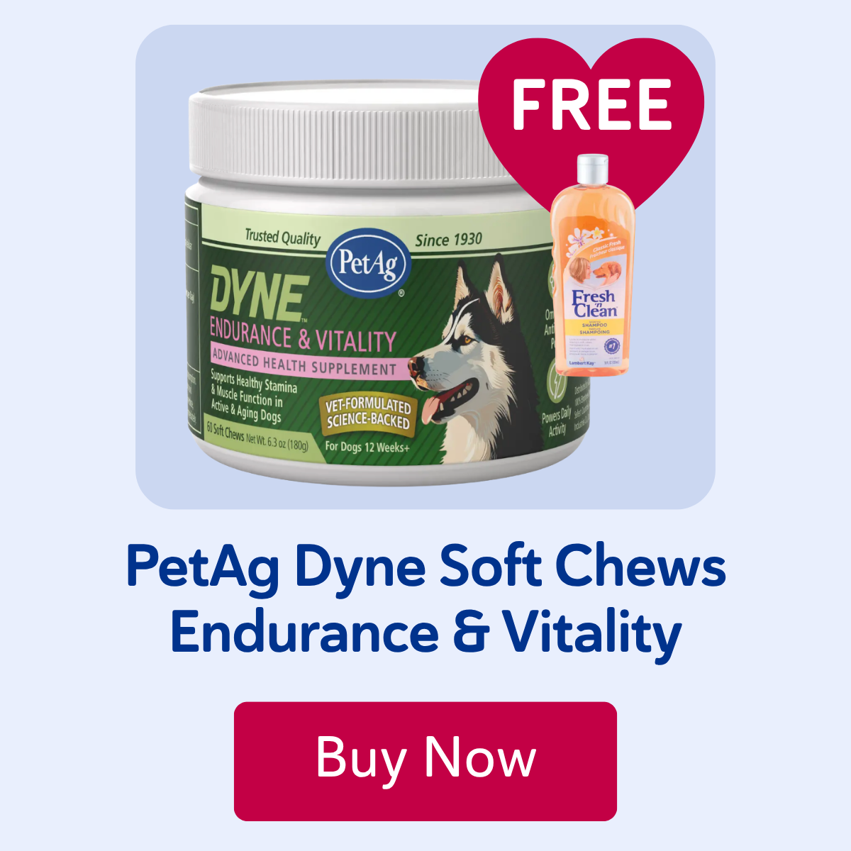 PetAg Dyne Soft Chews Endurance & Vitality