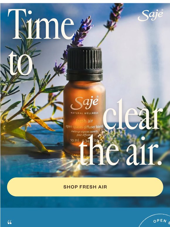 Looking for a blend that clears the air?
