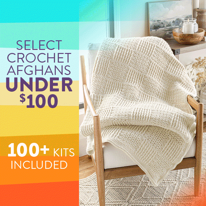 Select Crochet Afghans Under $100