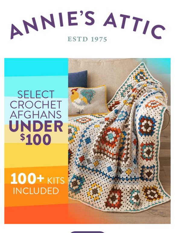 Explore Top Selling Crochet Afghan Kits Under $100!