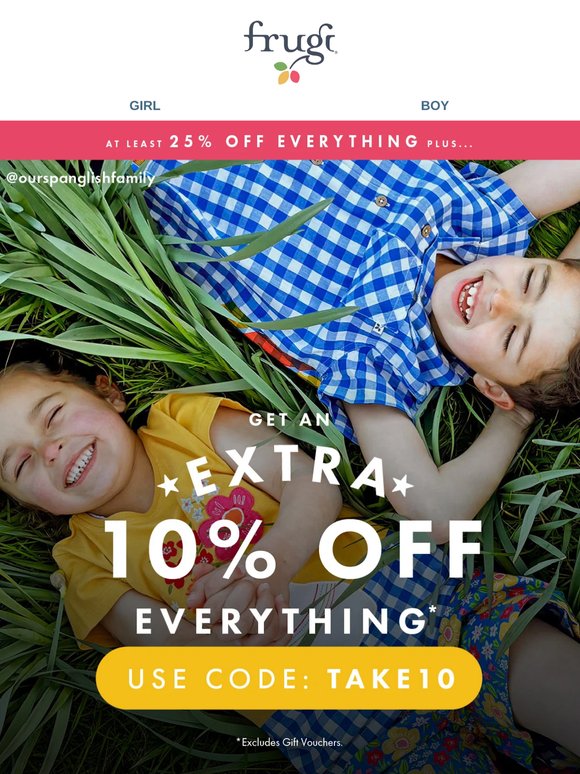 25% off: Parties to Picnics!