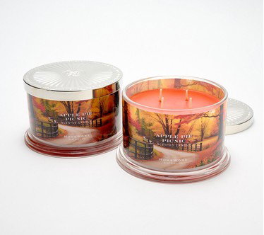 HomeWorx by Slatkin + Co. Set of 2 18oz. Apple Pie Picnic