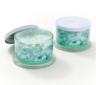 HomeWorx by Slatkin + Co. S/2 18oz Merry Pinkmas Candles