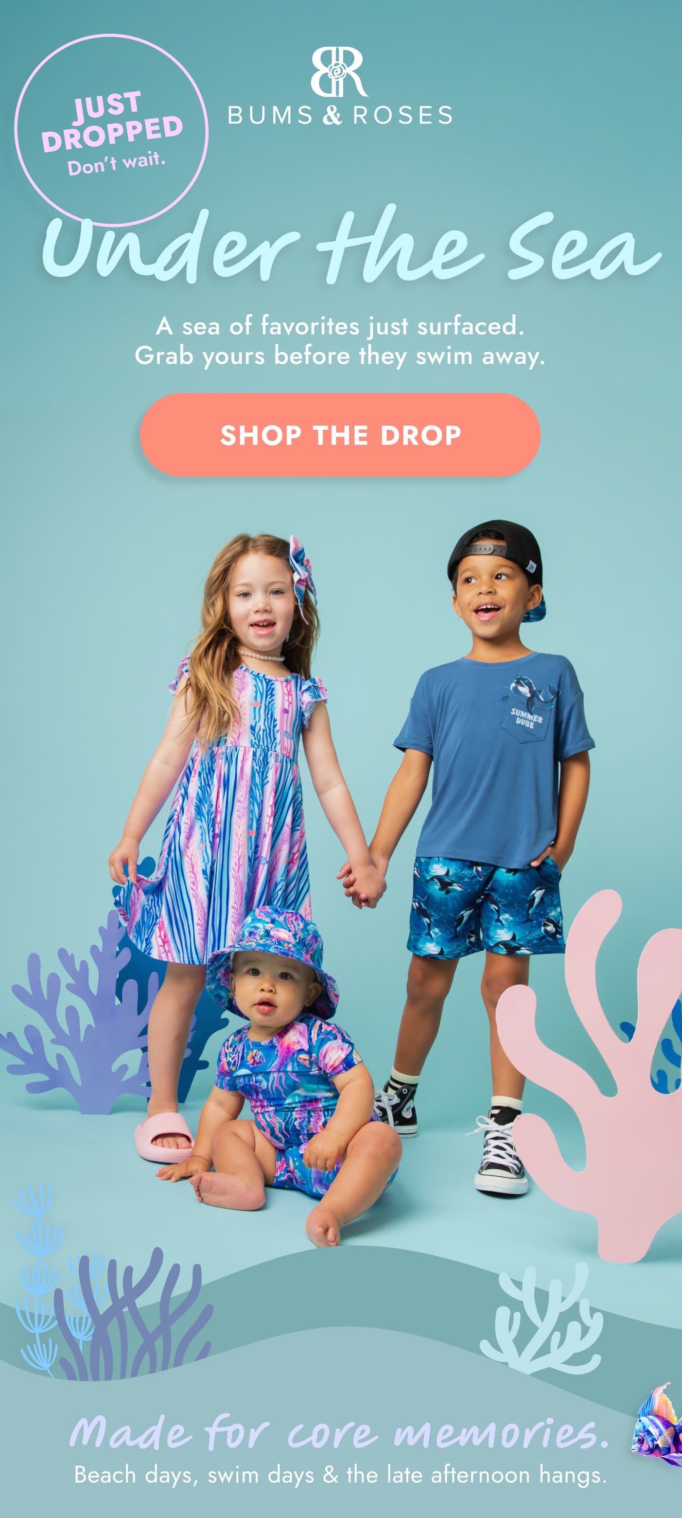 shop under the sea. A sea of favorites just surfaced. Grab yours before they swim away.