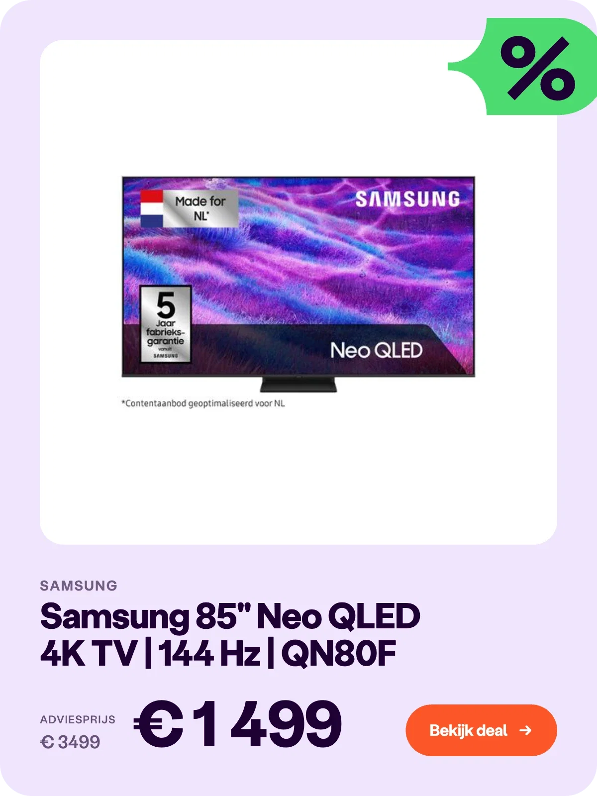 Samsung 85