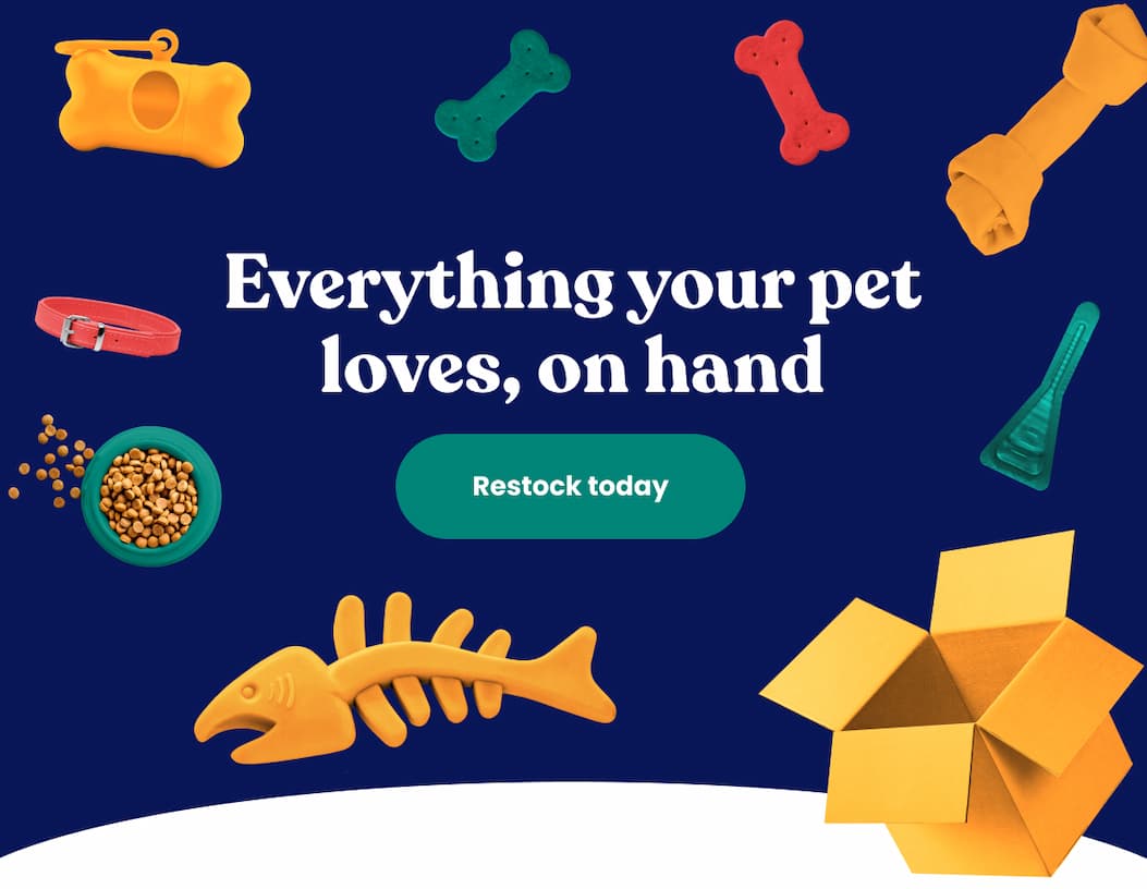 Everything your pet loves, on hand