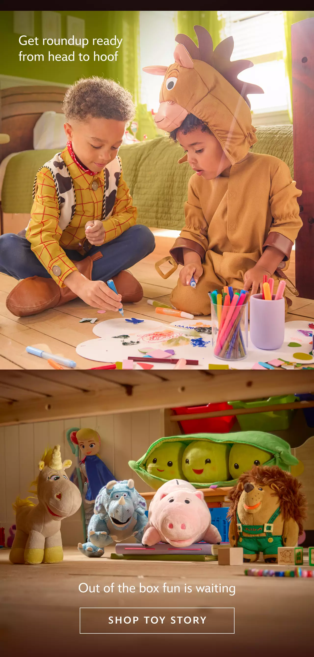 Get roundup ready from head to hoof. Out of the box fun is waiting | Shop Toy Story